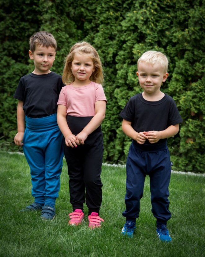 Baby Baggy Pants, dunkeltürkis - Größe: 104