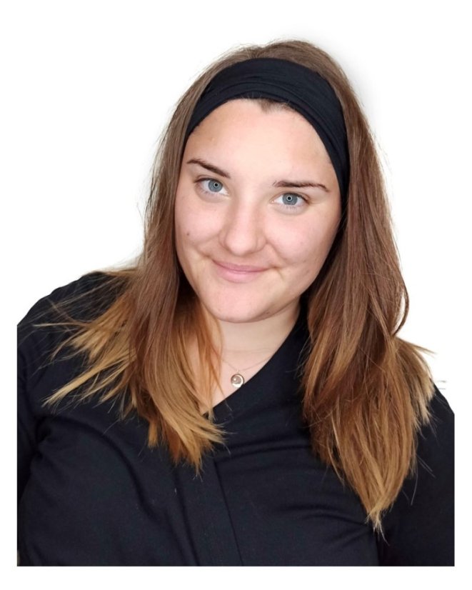 Dámský bavlněný nákrčník – černý