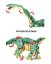 Stavebnice dinosaurus Brontosaurus (46 cm dlouhý) s pohyblivými prvky, 589 dílků