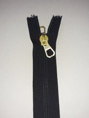 Zips 60cm špirálový, čierna