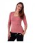 Nursing T-shirt Catherine, long sleeves – dusty pink - Size: L/XL
