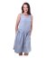 Muslin nursing dress Marlen, light blue