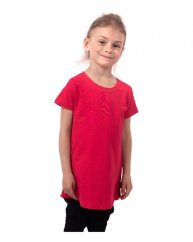 Girls’ T-shirt, short sleeve, salmon pink