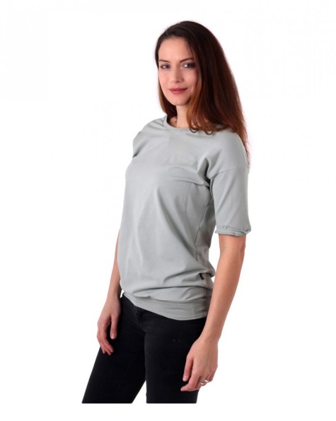 Dámske oversized tričko Darina, olivové - Veľkosť: S/M, Výrobca: Jožánek