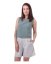 Damen-Shorts aus Leinen, grau