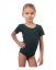 Balletttrikot für Mädchen, Flaschengrün