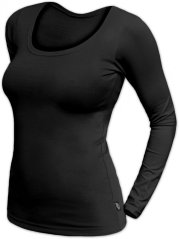 Women’s T-shirt Brigita, long sleeves, black