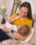 Nursing T-shirt Catherine, short sleeves – mustard - Size: S/M