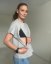 Majica za dojenje z zadrgo Kira, oversized – siv melange
