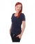 Nursing T-shirt Catherine, short sleeves – dark blue