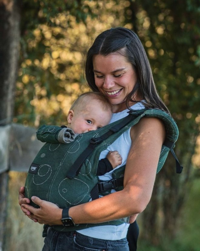 Ergonomische Babytrage für Toddler Dan, grün