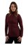 Breast-feeding roll-colar T-shirt Katerina, BORDEAUX - Size: S/M