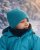 Dětská zimní čepice, fleece – tyrkysová