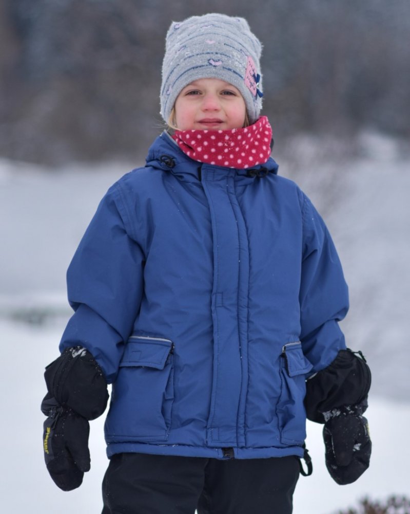 Kids' winter jacket, blue :: Jozanek.com