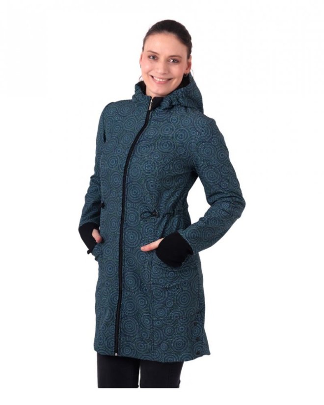 Dámský softshellový kabát Hana, mandaly - Velikost: M do 165 cm