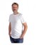 Herren T-shirt Marek, kurze Ärmel, weiß - Größe: S
