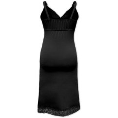 Nightdress with lace, for pregnant and breast-feeding women Jana, BLACK