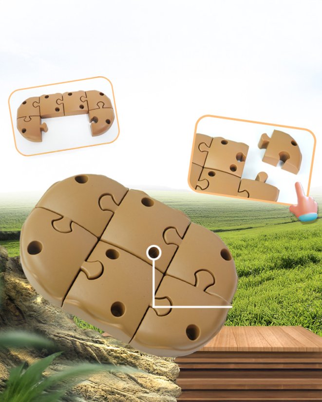 Stavebnica kvetinová záhradka so zvieratkami, 38 dielikov, pre deti od 3 rokov