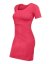 Breast-feeding dress Elena, short sleeves, salmon pink - Size: M/L