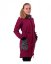 Softshell Tragejacke Alva, fuchsia mit Dreiecken