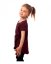 Girls’ T-shirt, short sleeve, Bordeaux