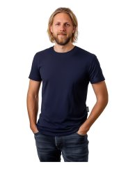 Herren T-shirt Marek, kurze Ärmel, dunkel blau