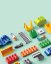 Large building blocks robot from cars 6-in-1, 57 pieces, age 3+