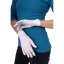 Women’s cotton gloves for sensitive skin and atopic eczema – white
