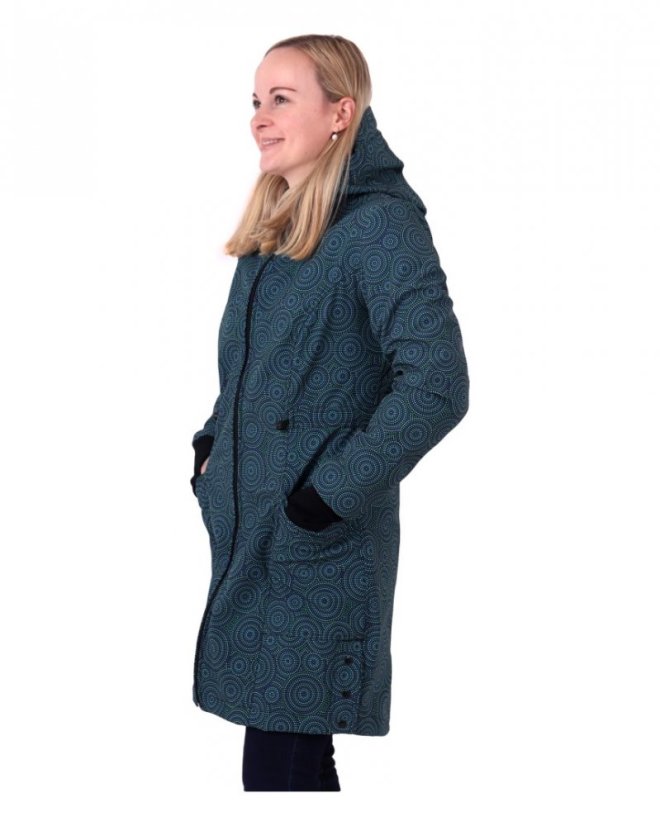 Dámský softshellový kabát Hana, mandaly - Velikost: M do 165 cm