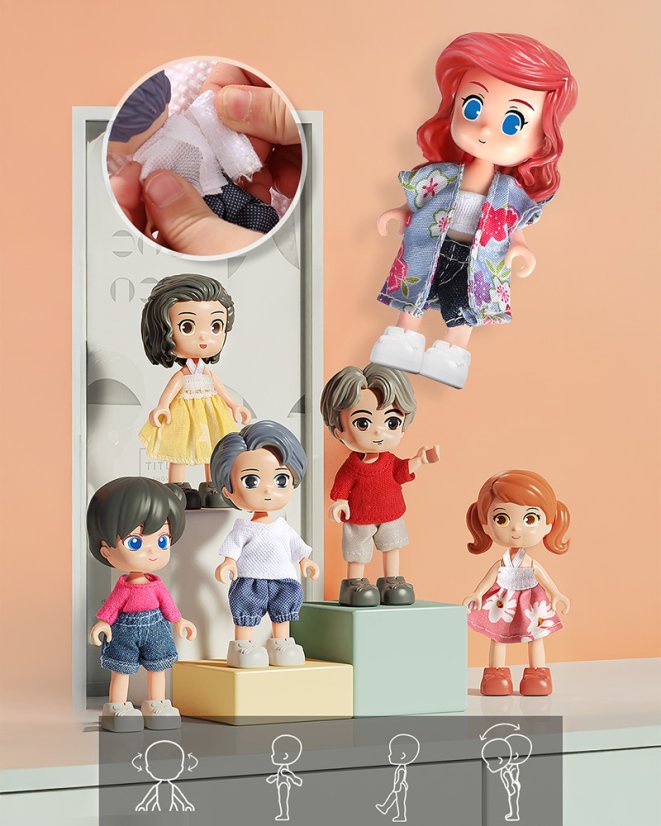 Stavebnice čtyřpatrový dům s LED a autem, 690 dílků, pro děti od 3 let