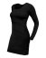 Breast-feeding dress Elena, long sleeves, black - Size: M/L