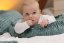Baby nest for newborns – large MINKY design from birth, green