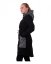 Softshell Babywearing jacket Alva, black with triangles