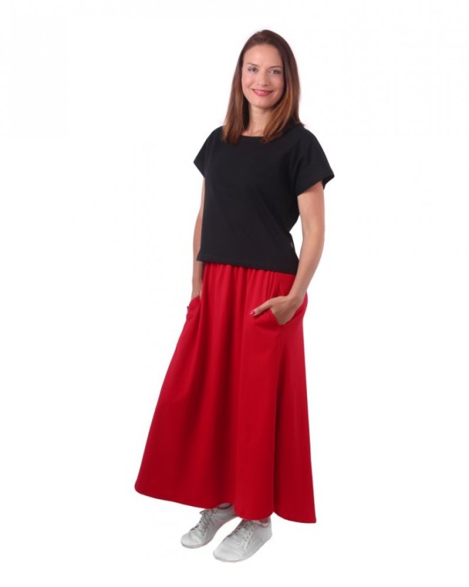 Crop top tričko Edita, černé - Velikost: XS/S