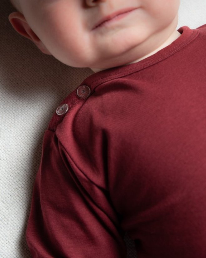 Body für Babys, weinrot - Größe: 98