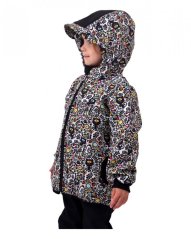 Children´s softshell jacket, one-eyed cats