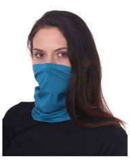 Multifunctional scarf, dark turquoise, for adults