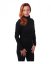 Breast-feeding roll-colar T-shirt Katerina, BLACK