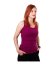 Breast-feeding T-shirt Katerina, no sleeves, cyclamen
