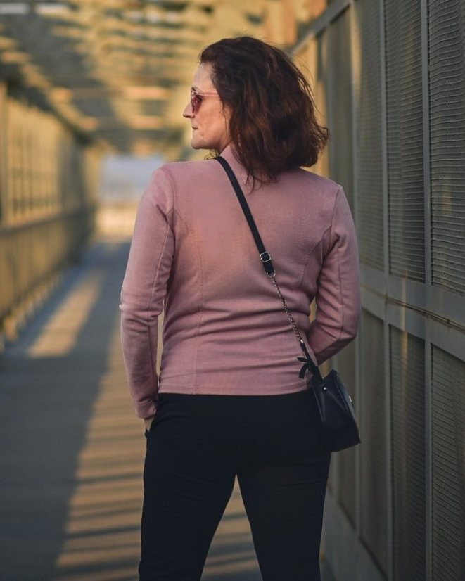 Dámské tepláky, teplákové kalhoty Karin, černé - Velikost: 36