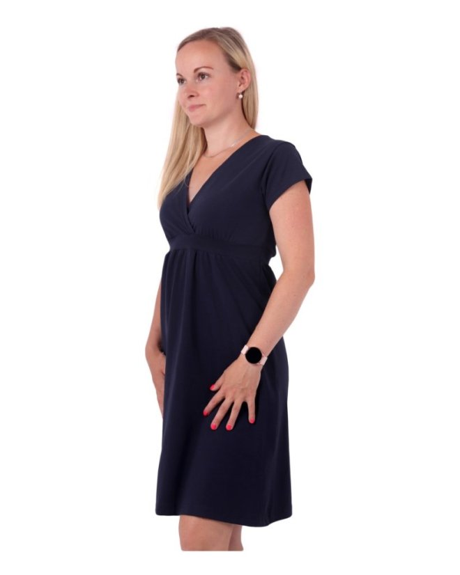 Maternity dress Sarlota, plum violet