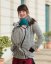 Babywearing sweater (front babywearing only) Elsa, grey melange - Size: XS