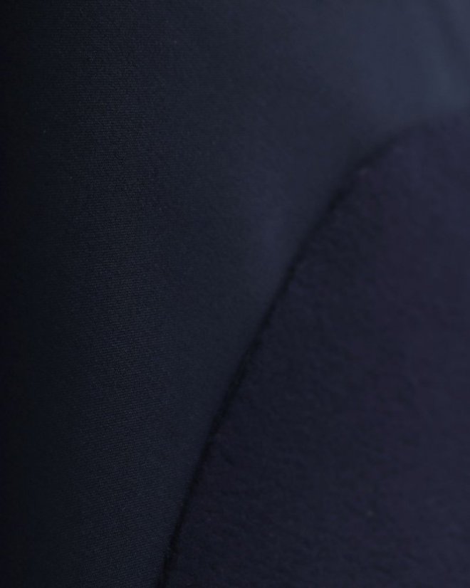 Zimní softshell s fleecem – tmavě modrý