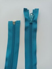 Zips špirálový 6mm, blankytne modrý, RÔZNE DĹŽKY
