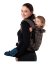 Ergonomické nosítko pro děti od 6 měsíců TODDLER (DAN), černé spirály