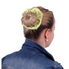 Fabric hair band, big, light green