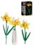 Gelber Krokus Klemmbausteine Set (113 Teile) – baubare Blume