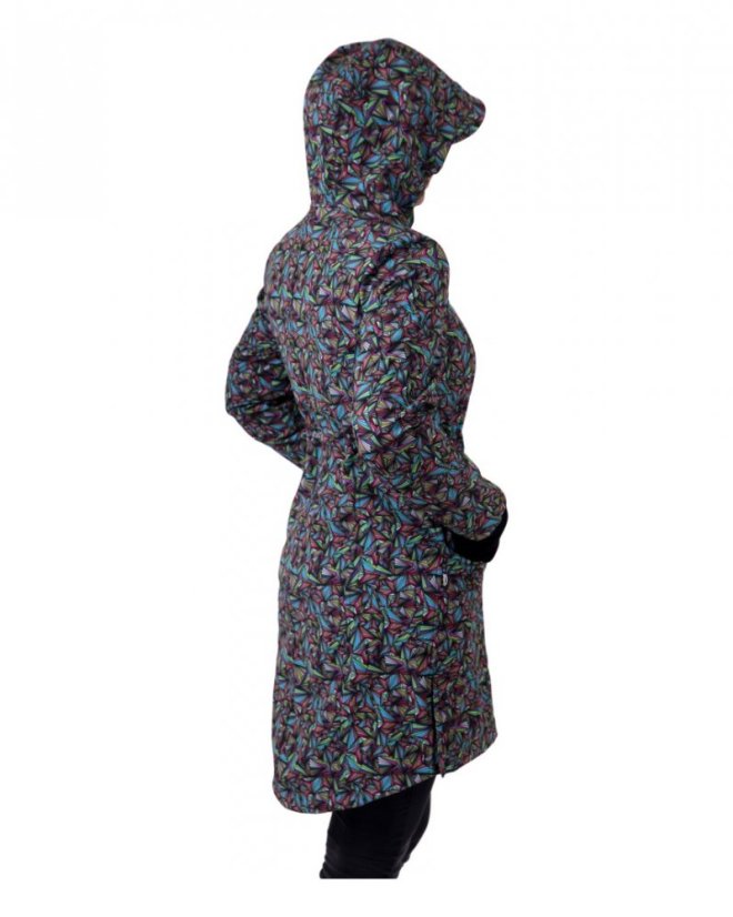 Dámsky softshellový kabát Hana, trojuholníky - Veľkosť: M do 165 cm