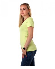 T-Shirt für Damen Brigita, kurze Ärmel, hellgrün