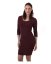 Breast-feeding dress Elena, 3/4 sleeves, bordeaux